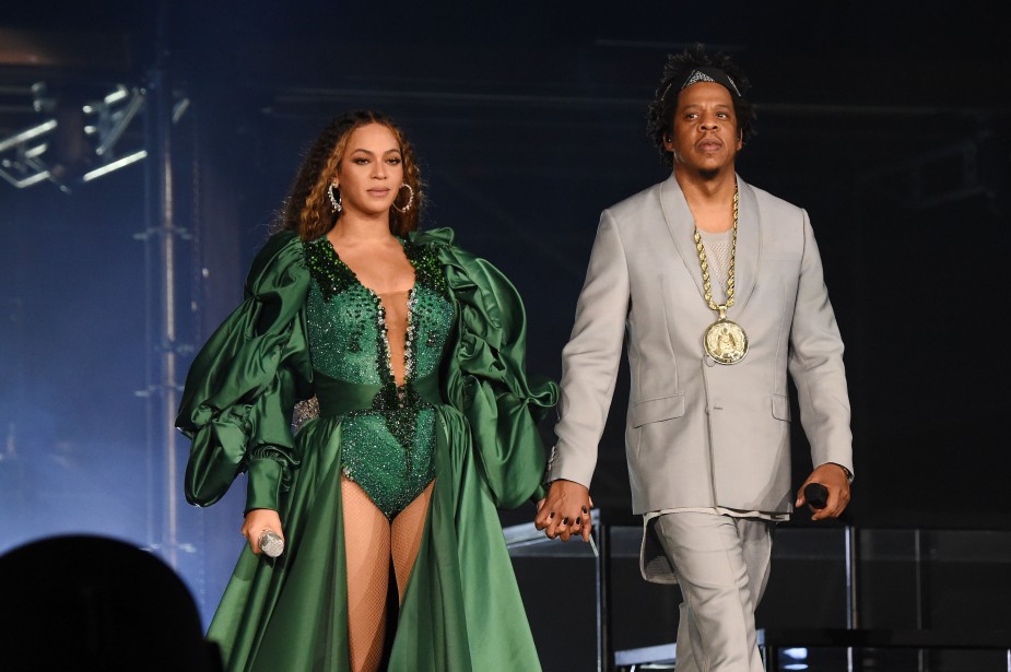 Jay-Z和beyonce在南非举行的“全球公民节:曼德拉100”上表演